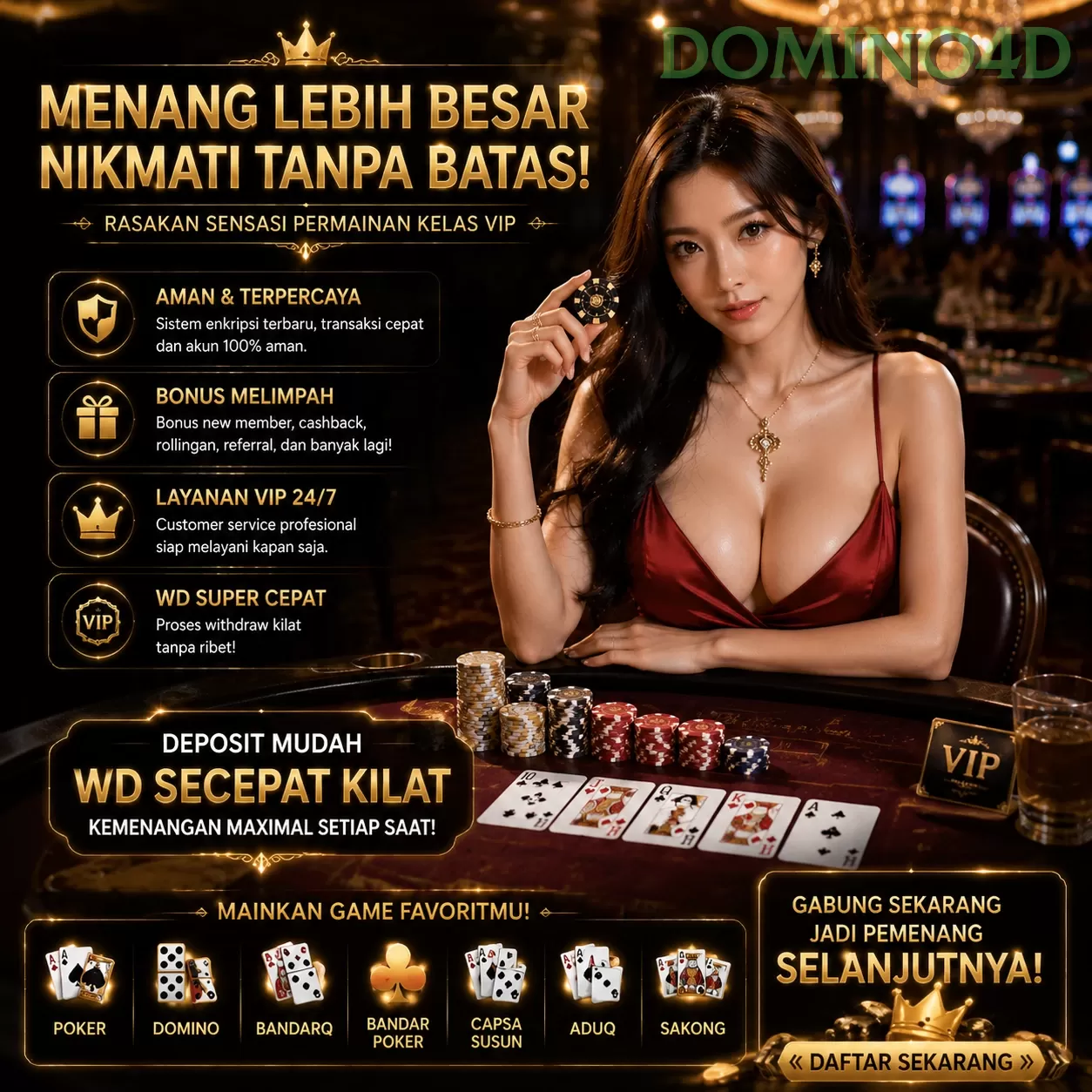 Bagaimana domino4d Menawarkan Pengalaman Bermain yang Optimal